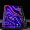 Finished Piece of Fordite - Black Light - 59.07mm x 47.014mm x 22.29mm          (1520) - Image 2