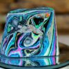 Finished Piece of Fordite - Black Light - 59.07mm x 47.014mm x 22.29mm          (1520) - Image 3