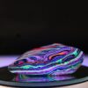 Finished Piece of Fordite - Black Light - 59.07mm x 47.014mm x 22.29mm          (1520) - Image 5