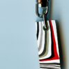 Fordite Keychain - 36.85mm x 13.41mm x 11.32mm          (1746) - Image 2
