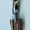 Fordite Keychain - 14.97mm x 15.55mm x 12.33mm          (1757)