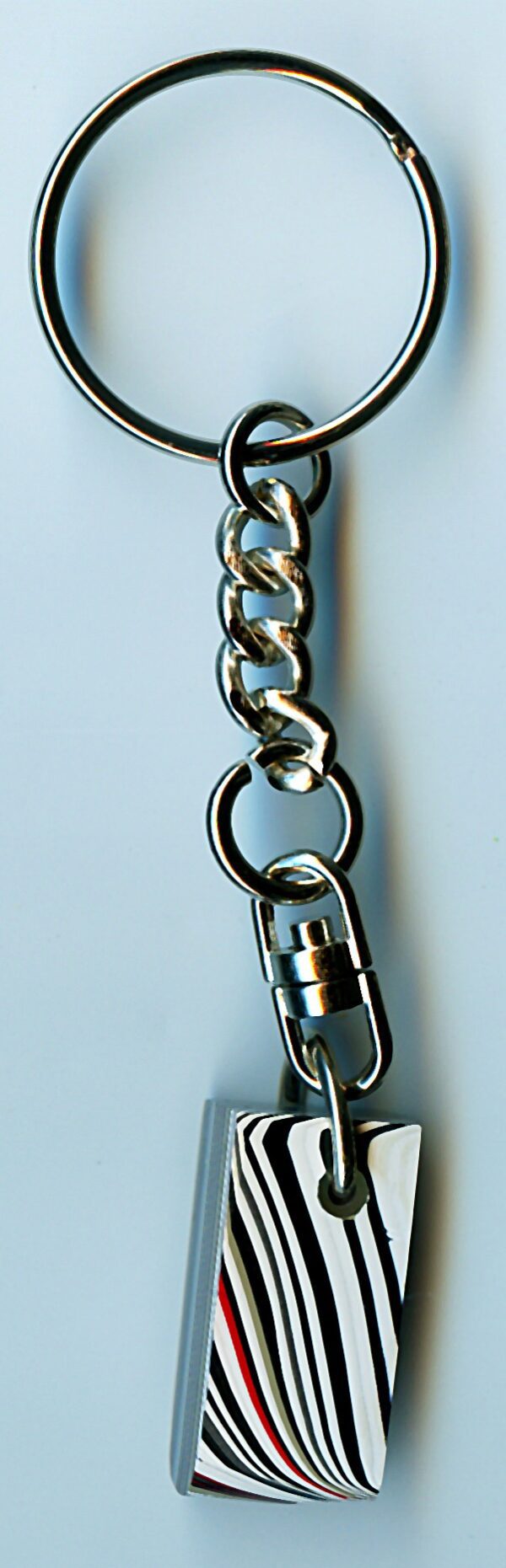 Fordite Keychain - 30.58mm x 14.26mm x 12.6mm          (1803) - Image 4