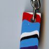 Fordite Keychain - 27.3mm x 12.3mm x 9.5mm          (1855) - Image 2