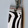 Fordite Keychain - 39.7mm x 17.8mm x 12.5mm          (1858)