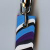 Fordite Keychain - 28.9mm x 13.1mm x 9.8mm          (1864)