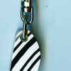 Fordite Keychain - 25.6mm x 15mm x 10.6mm          (1996) - Image 2