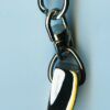 Fordite Keychain - 19.5mm x 16.3mm x 8.6mm          (2041) - Image 2
