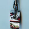 Fordite Keychain - 21.3mm x 15mm x 13.4mm          (2089) - Image 2