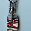 Fordite Keychain - 21.97mm x 15.63mm x 14.1mm          (2093) - Image 2