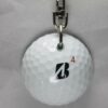Fordite Keychain - Golf - mm x 40.01mm x 15.23mm          (2124)