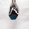 Fordite Keychain - 30.29mm x 19.18mm x 6mm          (2172)