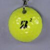 Fordite Keychain - Golf - mm x 34.98mm x 10.53mm          (2195)