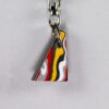 Fordite Keychain - 28.88mm x 17.73mm x 7.44mm          (2209)
