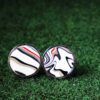 Fordite Cufflinks - 25 Round x 2mm Thick - Silver Colored Titainum          (223) - Image 2
