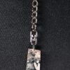 Fordite Keychain - 36.16mm x 16.3mm x 4.86mm          (2256) - Image 4