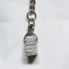 Fordite Keychain - Premium Fordite - 20.12mm x 17.62mm x 12.91mm          (2290) - Image 3
