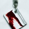 Fordite Keychain - 31.09mm x 24.55mm x 3.24mm          (2292)