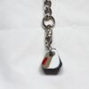 Fordite Keychain - 18.94mm x 18.86mm x 10.77mm          (2294) - Image 4