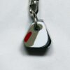 Fordite Keychain - 18.94mm x 18.86mm x 10.77mm          (2294) - Image 2