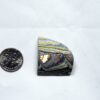 Finished Piece of Fordite -  From Late 70's to Mid 80's - 27.32mm x 25.6mm x 10.71mm          (2309)