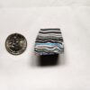 Finished Piece of Fordite - 19.9mm x 19.42mm x 19.25mm          (2323)