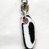 Fordite Keychain - 39.5mm x 15.34mm x 4.95mm          (2348)