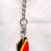 Fordite Keychain - 25.8mm x 19.67mm x 5.63mm          (2353) - Image 3