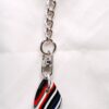 Fordite Keychain - 25.8mm x 19.67mm x 5.63mm          (2353) - Image 4