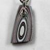 Fordite Keychain - 29.2mm x 15.05mm x 5.61mm          (2407) - Image 2