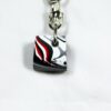 Fordite Keychain - 17.49mm x 15.56mm x 9.43mm          (2433)