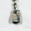 Fordite Keychain - Premium Fordite - 22.58mm x 14.53mm x 10.05mm          (2447)