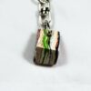 Fordite Keychain - Premium Fordite - 21.71mm x 15.48mm x 11.55mm          (2458) - Image 5