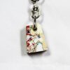 Fordite Keychain - Premium Fordite - 22.45mm x 16.99mm x 6.86mm          (2461) - Image 2