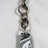 Fordite Keychain - 37.22mm x 16.23mm x 5.55mm          (2466) - Image 3