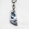 Fordite Keychain - 37.22mm x 16.23mm x 5.55mm          (2466) - Image 2
