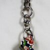 Fordite Keychain - Premium Fordite - 20.15mm x 13.51mm x 10.49mm          (2491) - Image 3