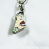 Fordite Keychain - Premium Fordite - 20.15mm x 13.51mm x 10.49mm          (2491) - Image 2