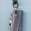 Fordite Keychain - 37.41mm x 21.55mm x 4.04mm          (2512)