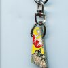 Fordite Keychain - From Late 70's to Mid 80's - 29.68mm x 9.55mm x 8.08mm          (2575)
