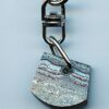 Fordite Keychain - 21.2mm x 19.83mm x 6.69mm          (2588) - Image 2