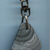 Fordite Keychain - 29.89mm x 27.67mm x 4.79mm          (2595)