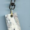 Fordite Keychain - 29.77mm x 19.14mm x 6.31mm          (2605) - Image 2