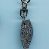 Fordite Keychain - 31.35mm x 11.98mm x 11.01mm          (2623)