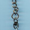Fordite Keychain - Black Light - 34.82mm x 22.03mm x 6.58mm          (2629) - Image 6