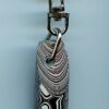 Fordite Keychain - 27.94mm x 11.49mm x 11.49mm          (2652)