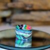 Finished Piece of Fordite - Black Light - 23.09mm x 23.09mm x 14.76mm          (2679) - Image 2