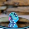 Finished Piece of Fordite - Black Light - 23.09mm x 23.09mm x 14.76mm          (2679) - Image 3
