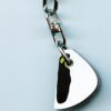 Fordite Keychain - 26.68mm x 19.49mm x 7.62mm          (2710) - Image 2