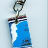 Fordite Keychain - 31.54mm x 16.57mm x 5.28mm          (2715) - Image 2