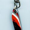 Fordite Keychain - 34.01mm x 10.68mm x 7.98mm          (2716)